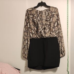 Elegant Black High Waist Women's Shorts